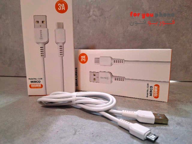 کابل میکرو یو اس بی بارد bared micro usb cable — تصویر ۳