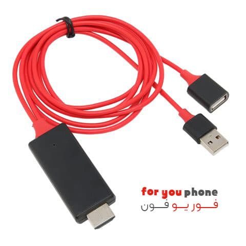 دانگل اتصال گوشی موبایل به تلویزیون HDTV 2IN1 CAST با سیم و بیسیم — تصویر ۳