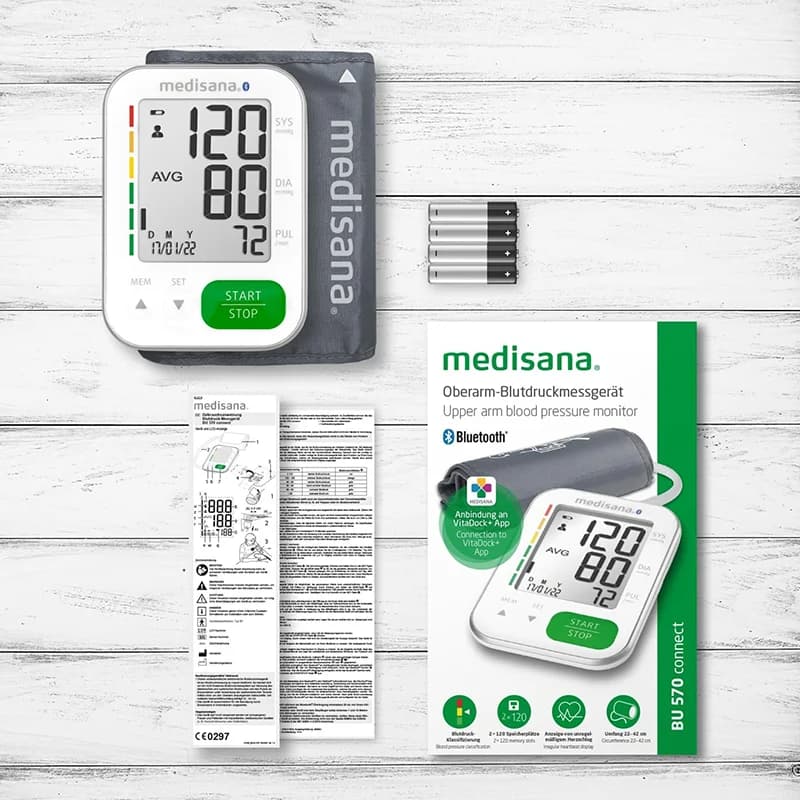 فشار سنج دیجیتال مدیسانا (Medisana) مدل BU 570 با 10 سال گارانتی — تصویر ۶