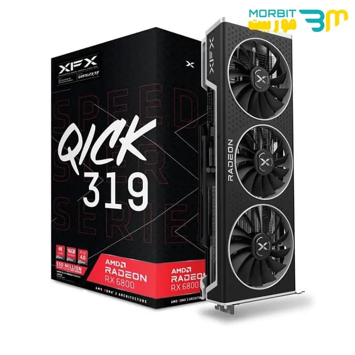 کارت گرافیک XFX AMD RX 6800 QICK 319 16GB — تصویر ۱۰