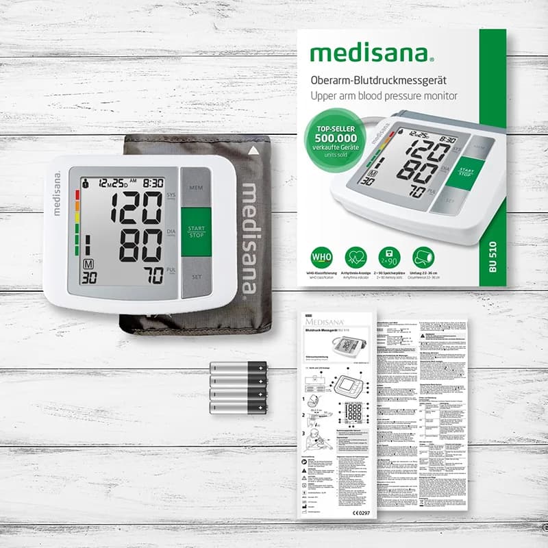 فشار سنج دیجیتال مدیسانا (Medisana) مدل BU 510 با 10 سال گارانتی — تصویر ۱۲