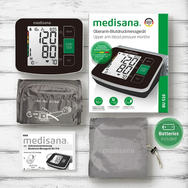 فشار سنج دیجیتال مدیسانا (Medisana) مدل BU 516 با 10 سال گارانتی — تصویر ۱۲