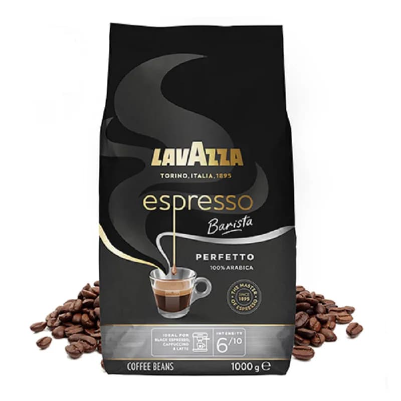 دانه قهوه لاوازا قهوه مدل باریستا پرفتو 1کیلویی(lavazza Espresso Barista Perfetto)