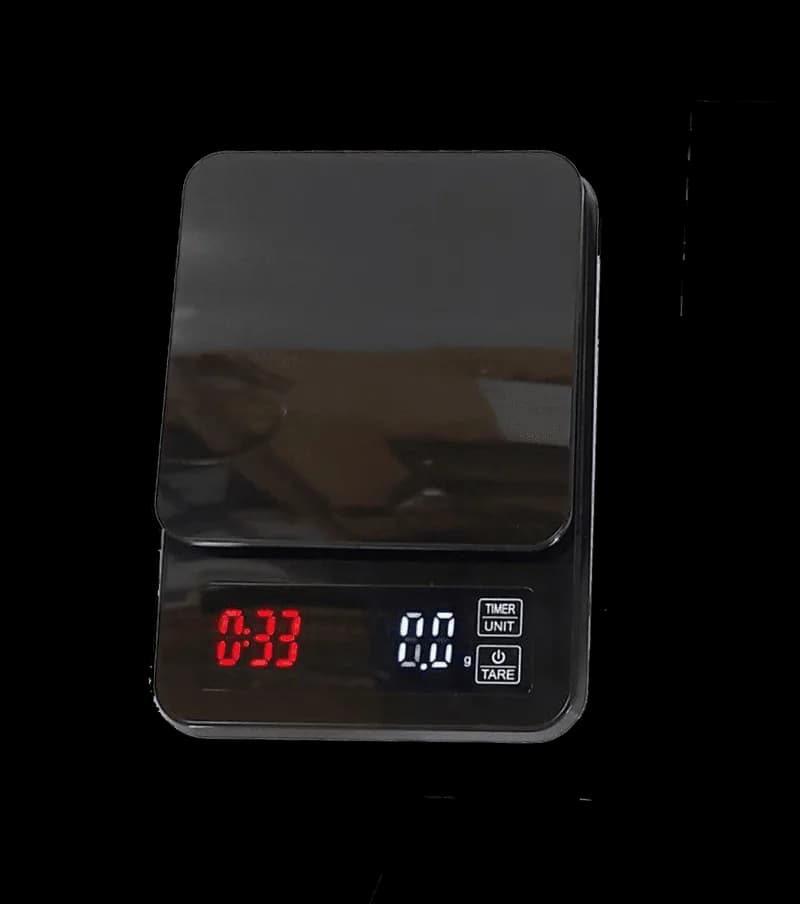 اسکیل (ترازو) تایمردار دیجیتال لمسی قهوه (باتری/USB) — تصویر ۲