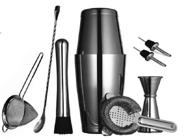 ست بار سرد 8 تکه دودی بدون استند