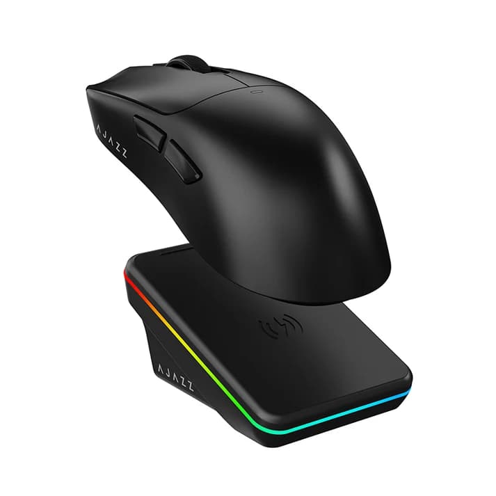 موس AJAZZ AJ200P AI MASTER Tri-Mode Black — تصویر ۳