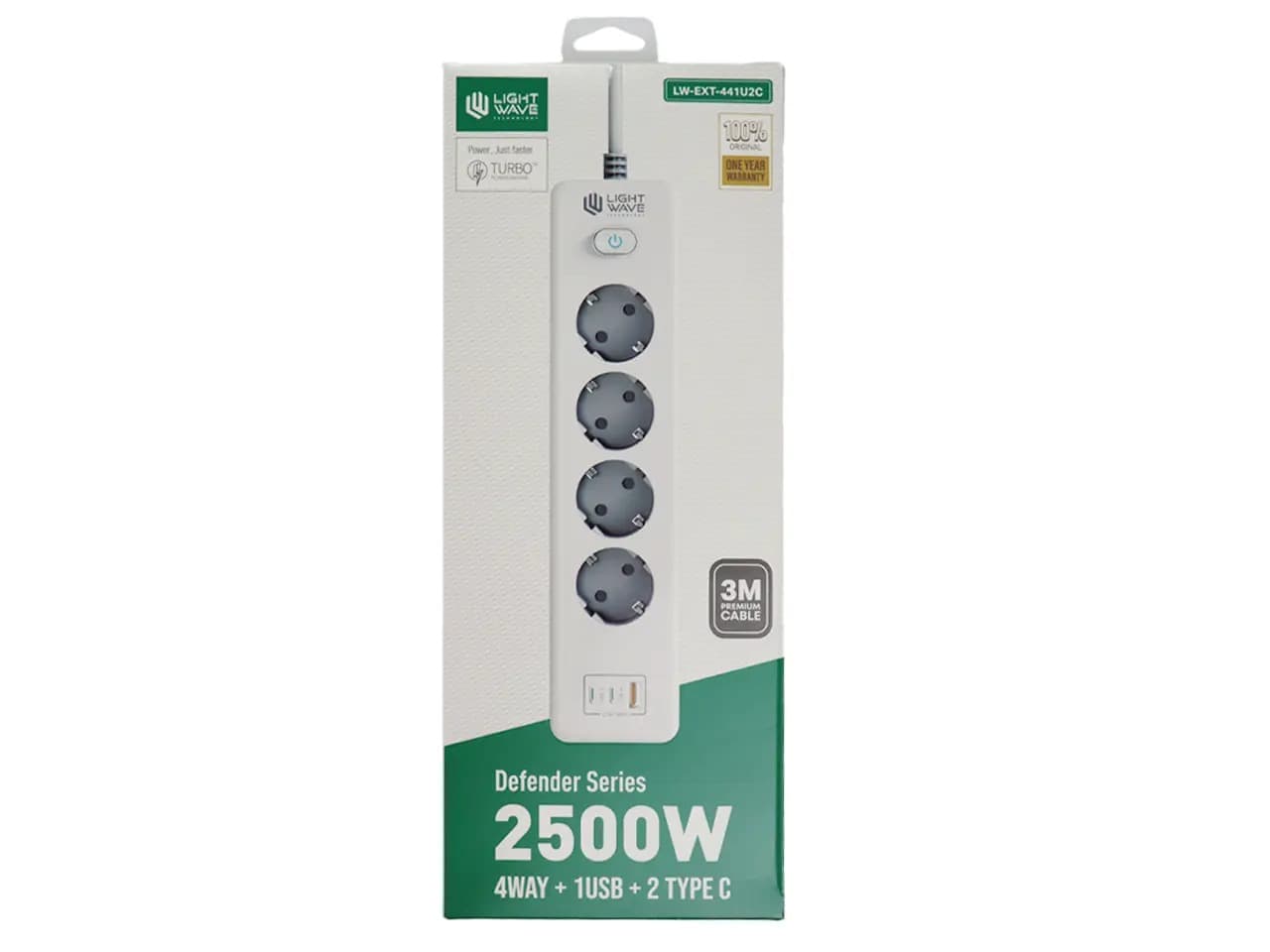 چندراهی برق LightWave LW-EXT-441U2C — تصویر ۳