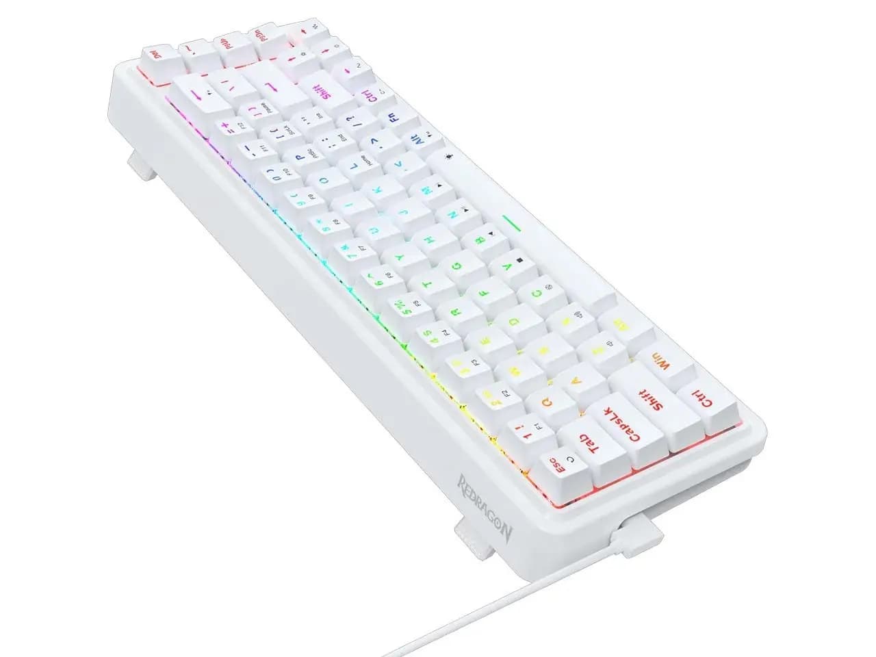 کیبورد Redragon Nova K709 Wired Gasket RGB White — تصویر ۳