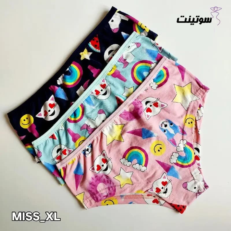 شورت زنانه طرح آبنباتی برند میس کد ۶۰۰۰ — تصویر ۷