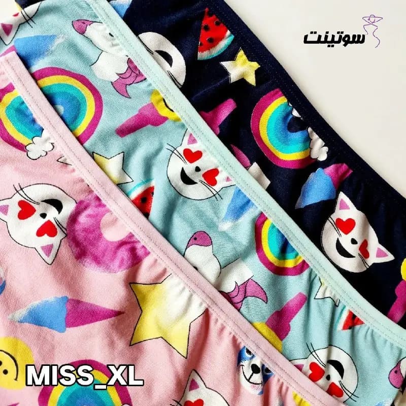شورت زنانه طرح آبنباتی برند میس کد ۶۰۰۰ — تصویر ۶
