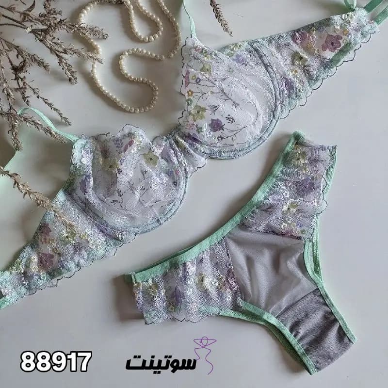 ست شورت و سوتین برند انوشه کد ۸۸۹۱۷