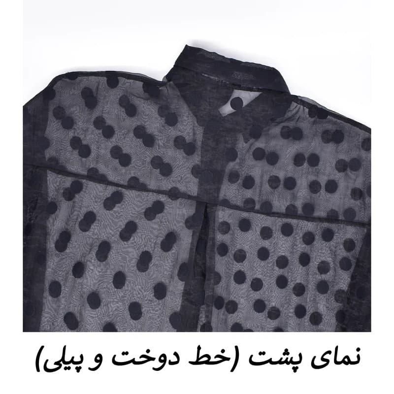 شومیز آستین بلند یقه برگردان زنانه مدل Dotelle کد M5792 — تصویر ۷