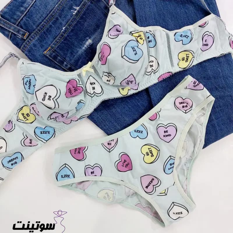 ست شورت و سوتین برند دی ان کد ۲۰۳ — تصویر ۲