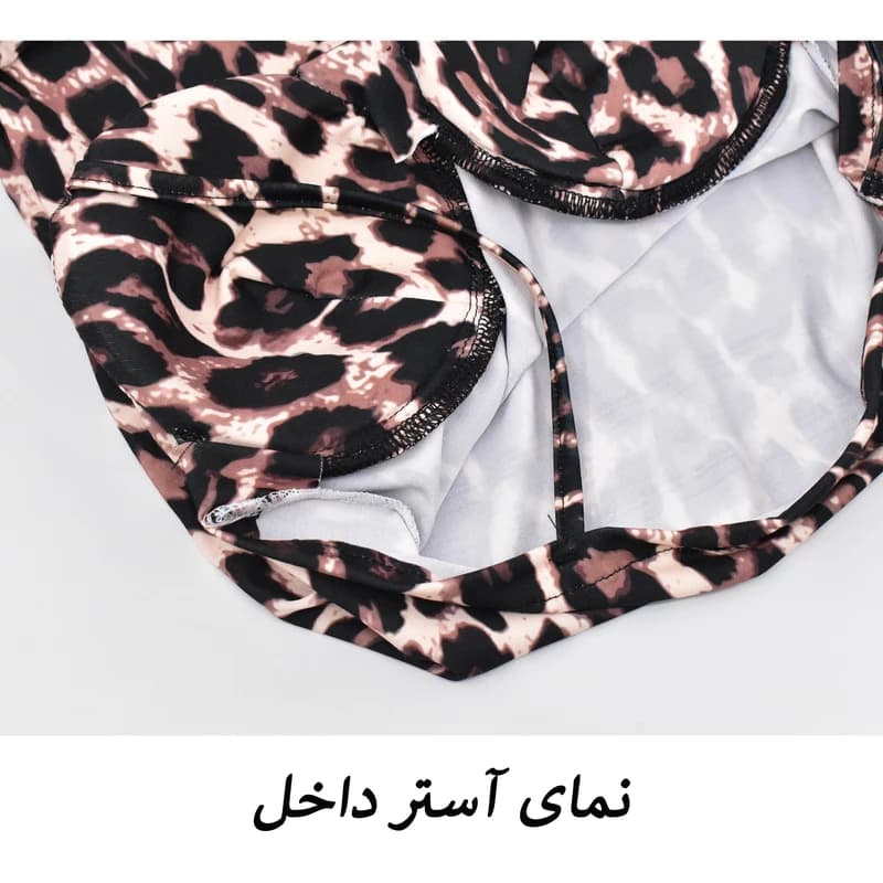 پیراهن یقه دلبری زنانه مدل Luxa کد M5840 — تصویر ۸