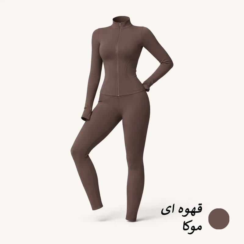 ست سویشرت و شلوار ورزشی زنانه مدل Mokina کد M5691 — تصویر ۳
