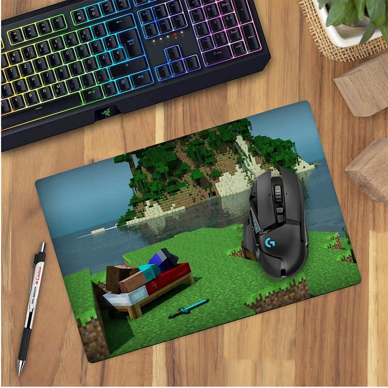 موس پد گیمینگ طرح minecraft کد 4293 — تصویر ۹