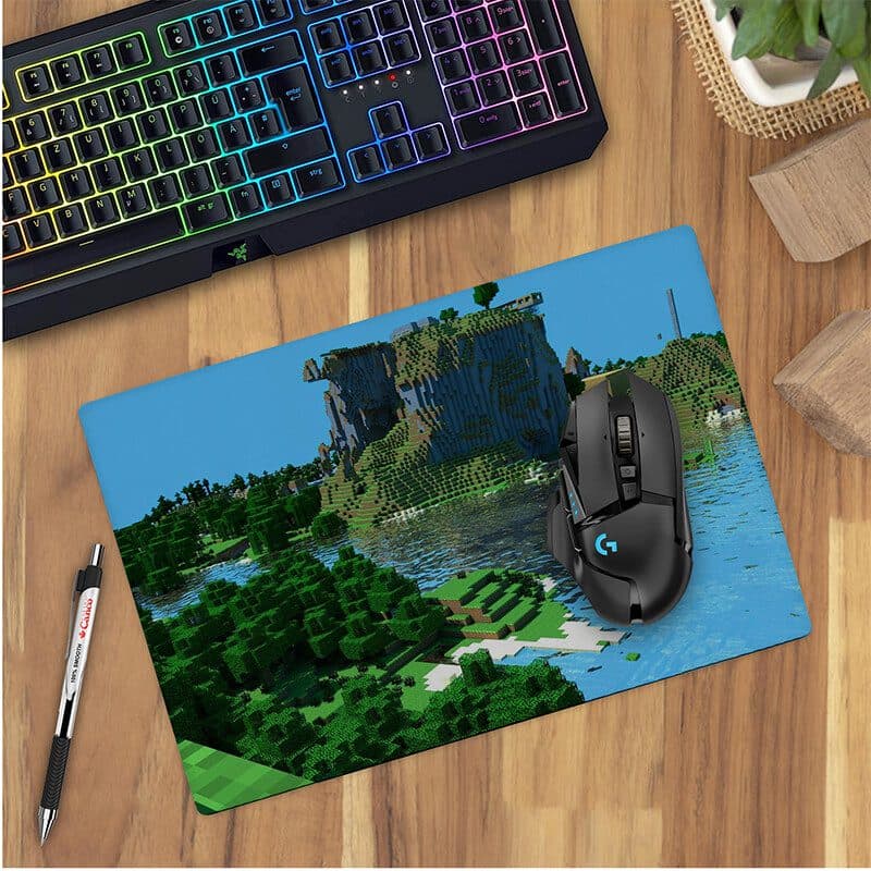 موس پد گیمینگ طرح minecraft کد 4291 — تصویر ۴