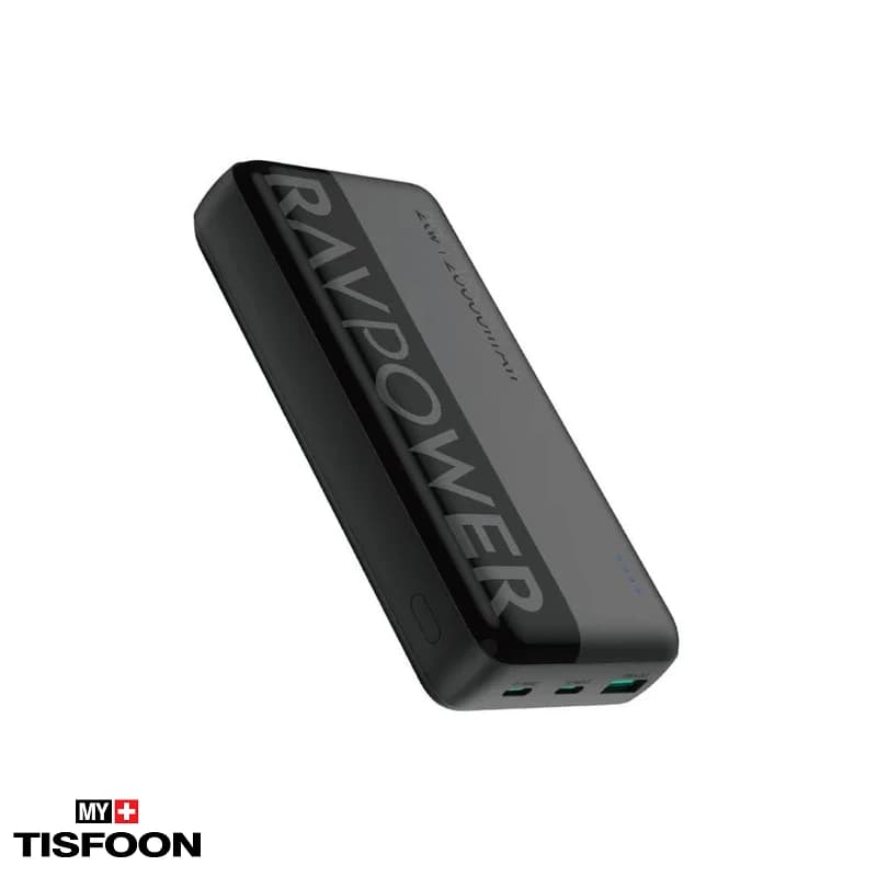 پاوربانک راو پاور مدل RP-PB1229 ظرفیت ۲۰۰۰۰ میلی آمپر ساعت