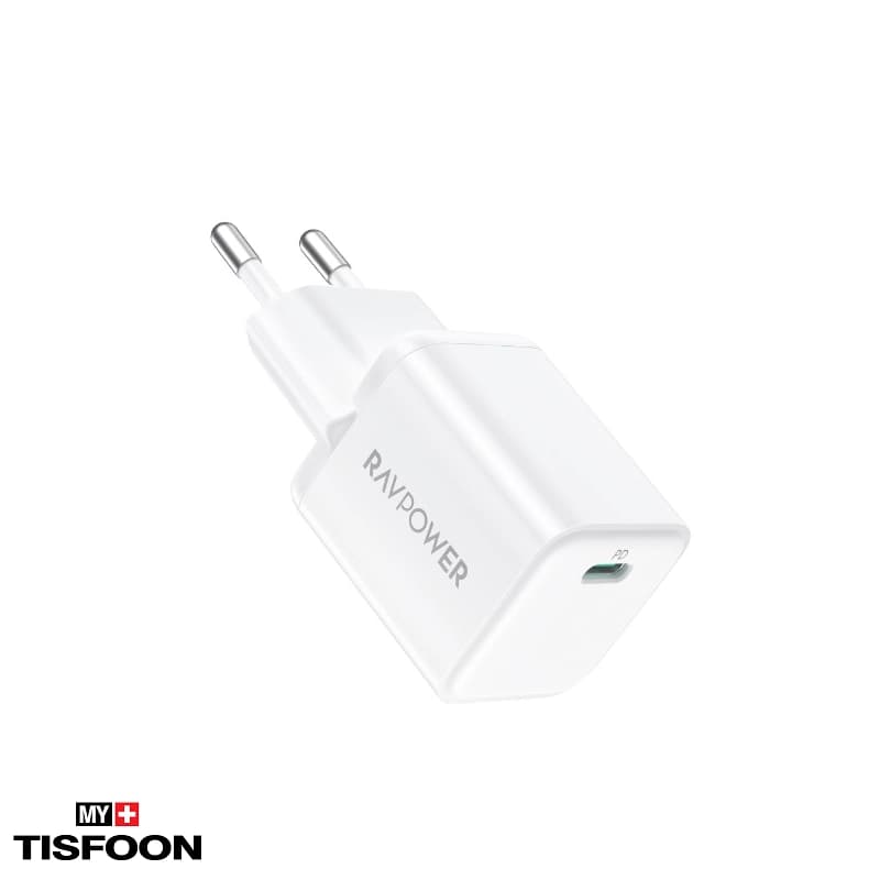شارژر دیواری ۳۰ وات راوپاور مدل RP-PC169 — تصویر ۳