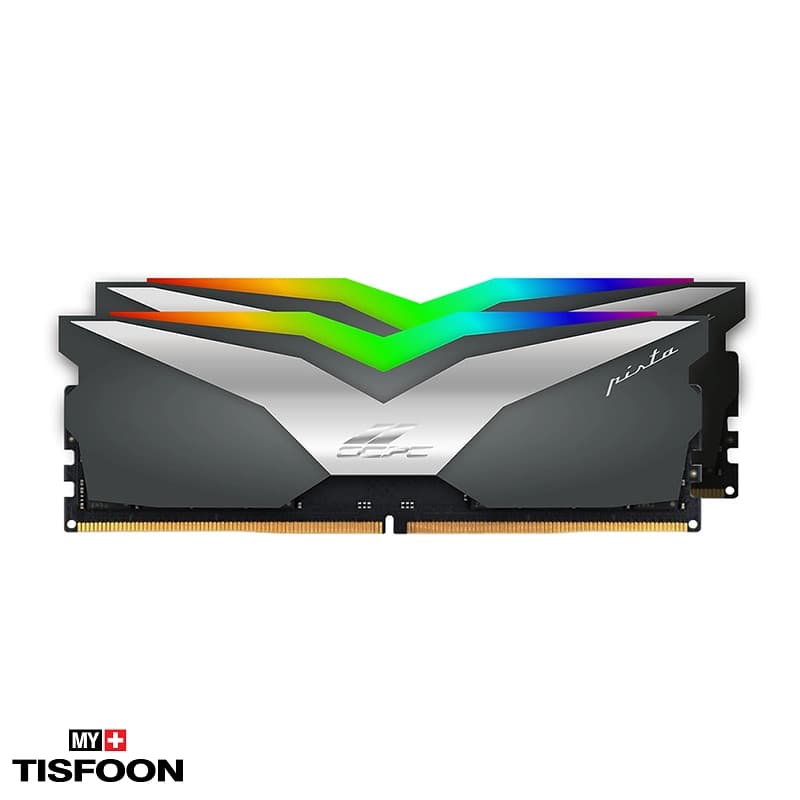 رم کامپیوتر او سی پی سی DDR5 مدل PISTA RGB 32G DUAL 4800MHz — تصویر ۲