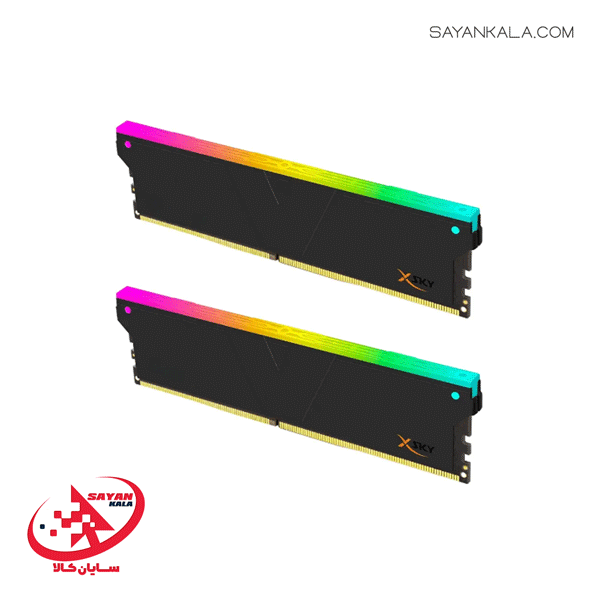رم دسکتاپ وی کالر مدل RAM V-COLOR Manta XSky RGB 32GB(2*16) Dual 6000MHz CL36 WHITE — تصویر ۴