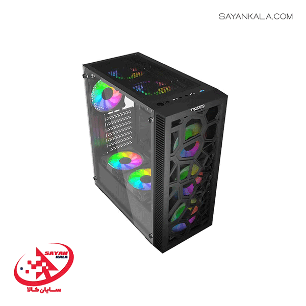 کیس کامپیوتر تویستد مایندز مدل CASE TWISTED MINDS SPIDER BLACK — تصویر ۷