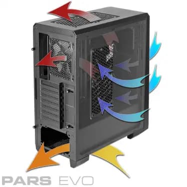 کیس کامپیوتر گرین مدل PARS EVO-بصیر رایانه — تصویر ۸
