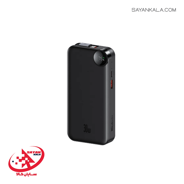 پاور بانک مک دودو مدل POWER BANK MCDODO MC 3870 PD/QC DIGITAL DISPLY RETRACTABLE TYPE C CABLE 10000mAH 30W BLACK — تصویر ۴
