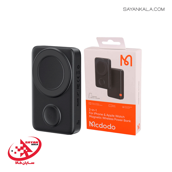 پاور بانک مک دودو مدل POWER BANK MCDODO MC 1461 PD MAGNETIC WIRELESS 10000mAH 20W BLACK