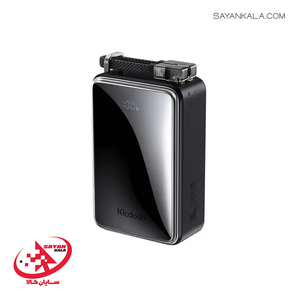 پاور بانک مک دودو مدل POWER BANK MCDODO MC 0561 PD/QC DIGITAL DISPLY 25000mAH 100W BLACK — تصویر ۳