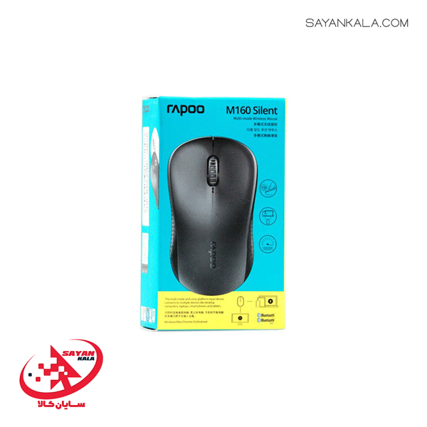 ماوس بی سیم رپو مدل MOUSE WIRELESS SILENT RAPOO M160