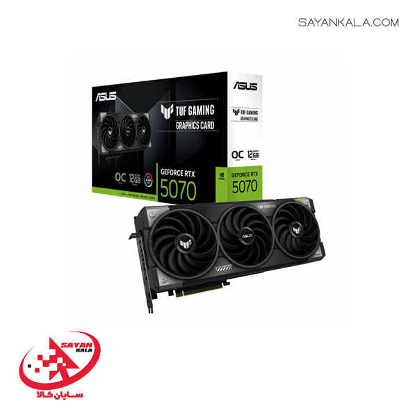 کارت گرافیک ایسوس مدل GRAPHICS CARD ASUS TUF GAMING OC Geforce RTX 5070 12GB — تصویر ۶