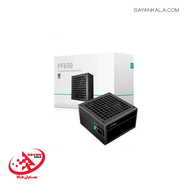 منبع تغذیه کامپیوتر دیپ کول مدل POWER DEEPCOOL PF650 650W 80 PLUS WHITE