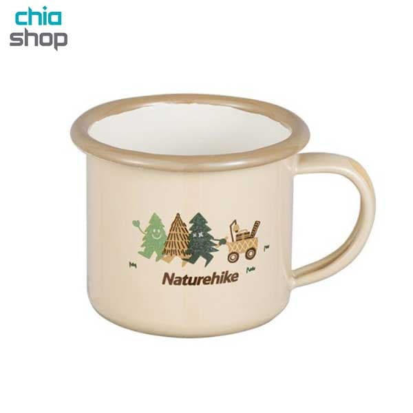 لیوان لعابی نیچرهایک ENAMEL CUP Naturehike مدل CNH22CJ004
