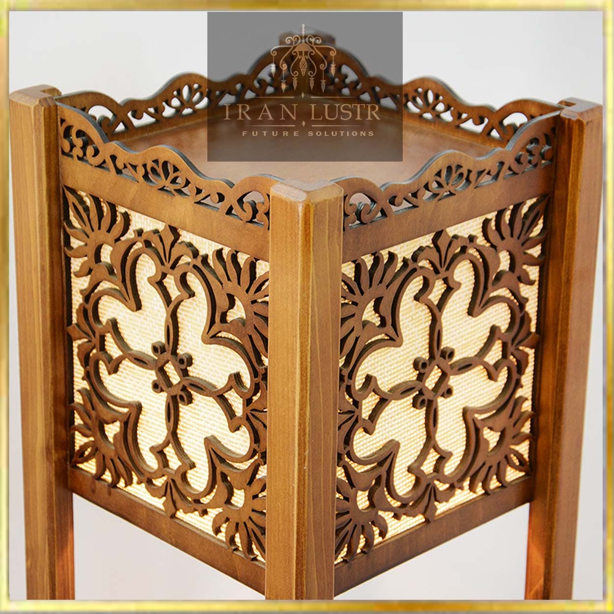 کنارسالنی چوبی کاترینا بلند دارکار — تصویر ۴