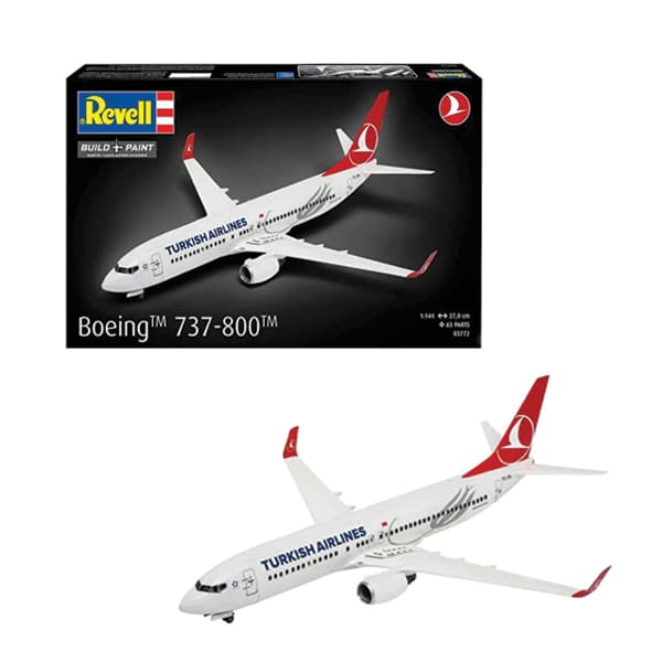 ماکت هواپیما ریول مدل Boeing 737-800 مقیاس 1:144 کد 03772