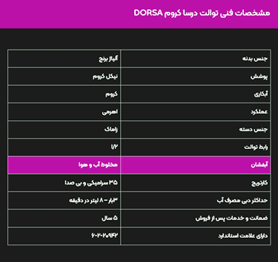شیر توالت البرز روز مدل درسا — تصویر ۴