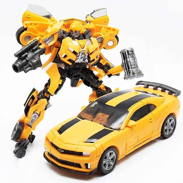 اکشن فیگور مدل ترنسفورمر بامبل بی طرح Transformer Bumblebee 8803 — تصویر ۸
