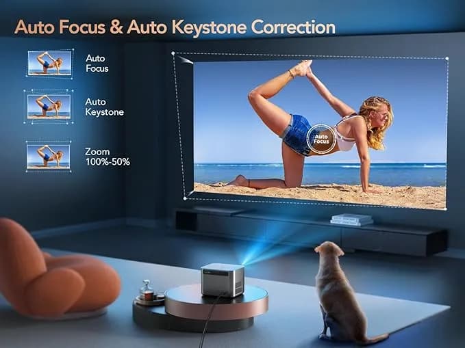 پروژکتور 4K اندرویدی TOPTRO X7 — تصویر ۸