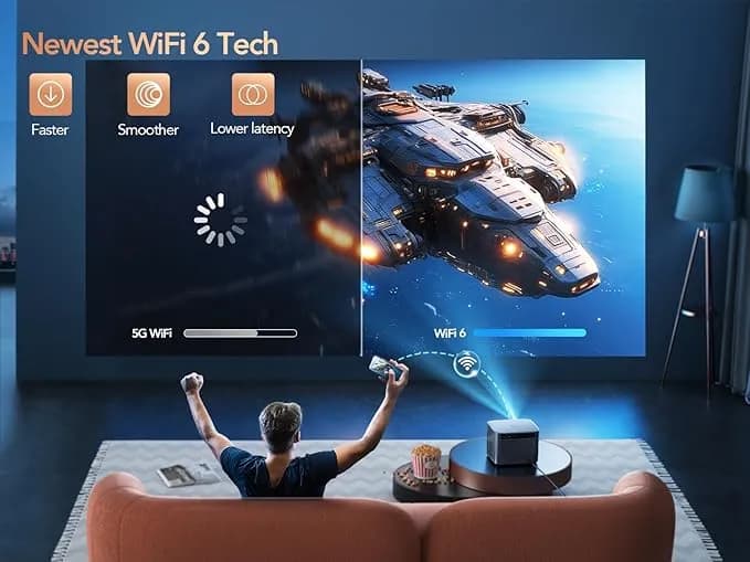 پروژکتور 4K اندرویدی TOPTRO X7 — تصویر ۷