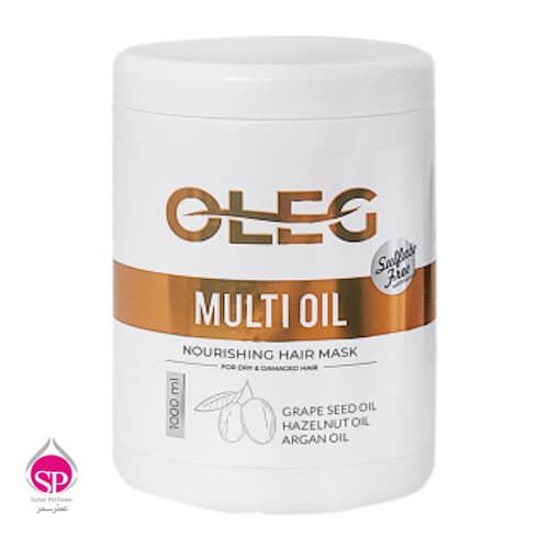 ماسک مو تقویت کننده مدل Multi Oil مناسب موهای آسیب دیده 1000 میل اولگ