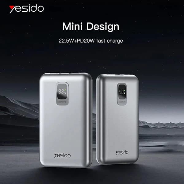 پاوربانک 10000 میلیآمپر یسیدو مدل YESIDO YP46 POWER BANK — تصویر ۸