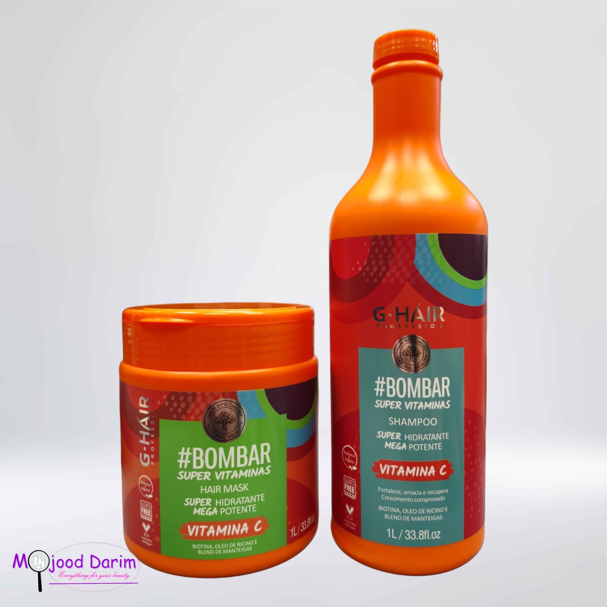 شامپو و ماسک مو ویتامین سی جی هیر | G.HAIR Shampoo&Mask Vitamina C — تصویر ۶