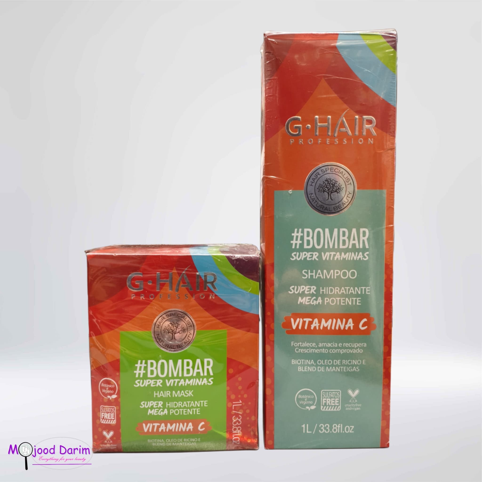 شامپو و ماسک مو ویتامین سی جی هیر | G.HAIR Shampoo&Mask Vitamina C — تصویر ۵