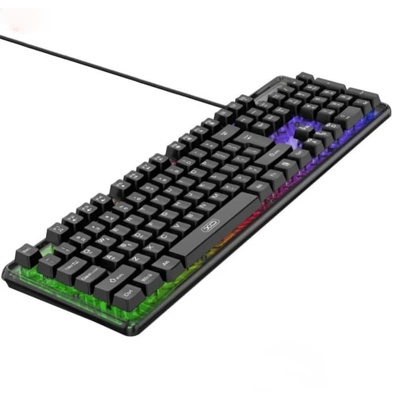کیبورد سیمی RGB دار ایکس او (XO) مدل XO-KB-04