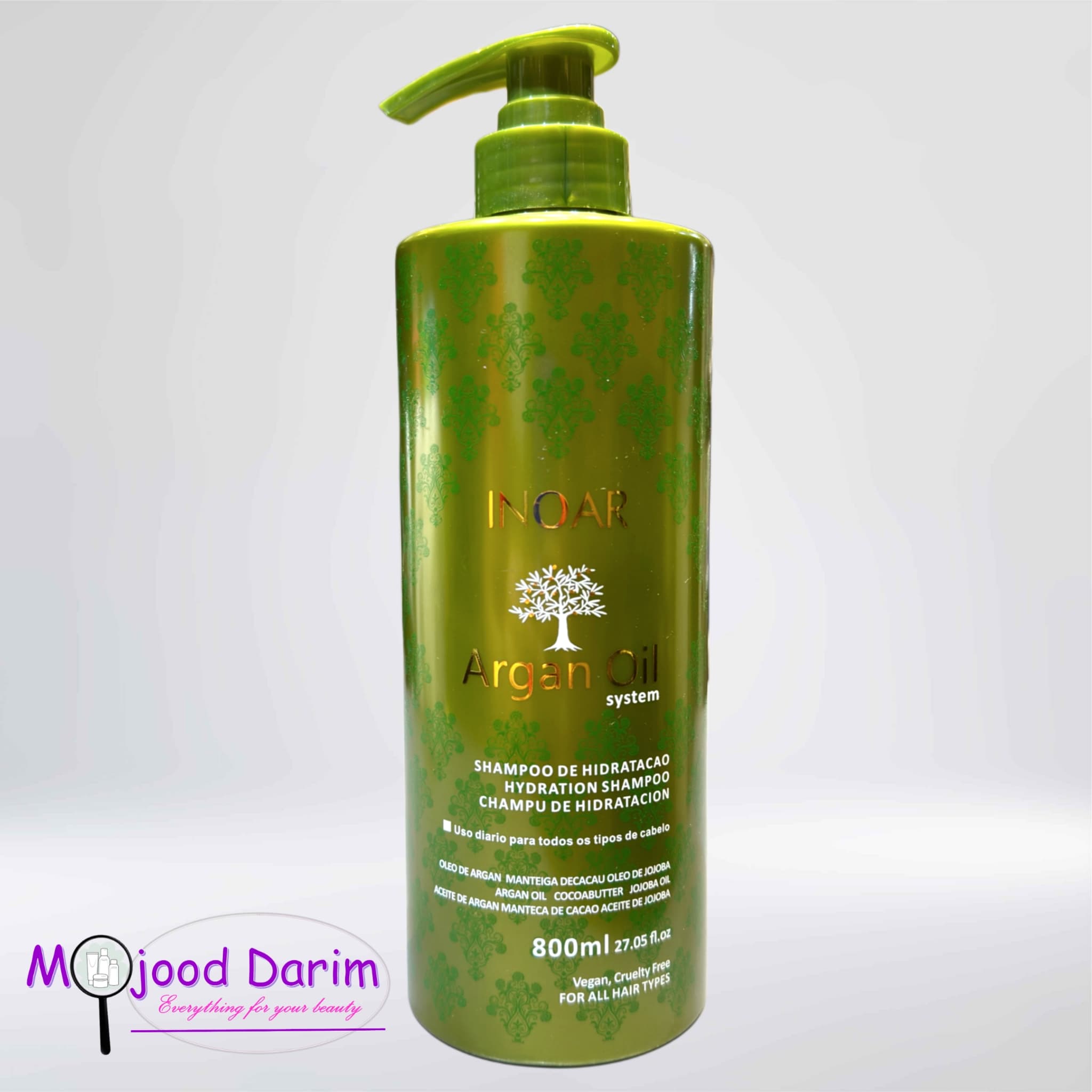 شامپو روغن آرگان اینوار اورجینال | INOAR argan shampoo