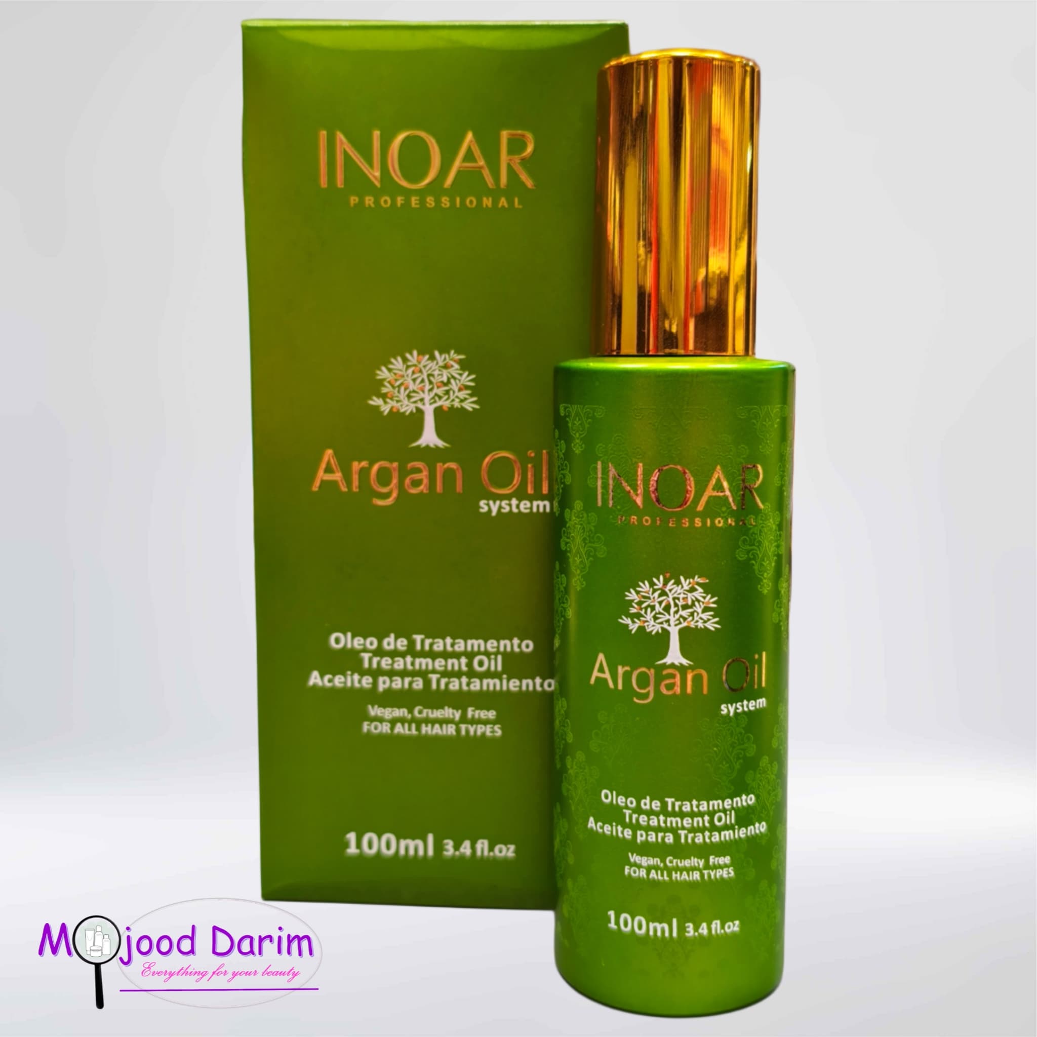روغن تقویت کننده مو آرگان اینوار INOAR