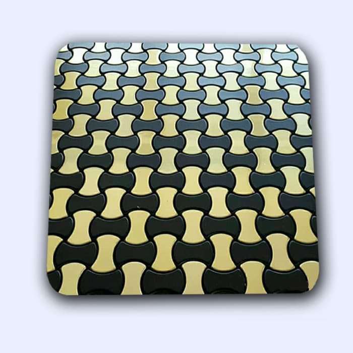 کاشی بین کابینتی مشکی طلایی 30 سانتی کد 12399