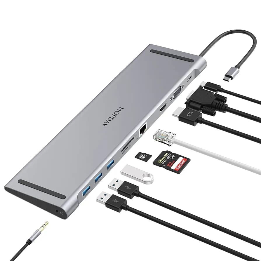 هاب Type-C یو اس بی 10 در 1 مدل ULC 13A05