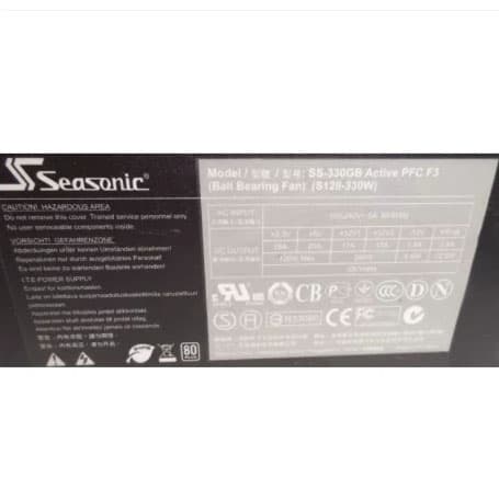 پاور استوک ۳۳۰ وات سی سونیک مدل Seasonic Power Supply 330W SS-330GB — تصویر ۳